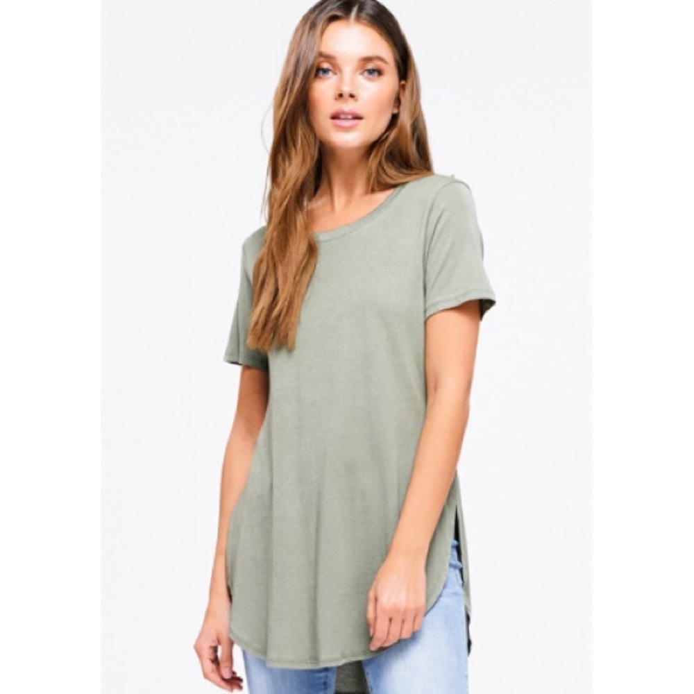 Side Slit Tee Tunic